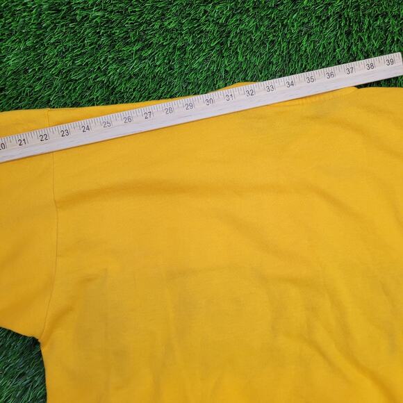 Vintage St-Johns Bay Sweatshirt XL 24x25 Yellow Purple - Picture 5 of 10